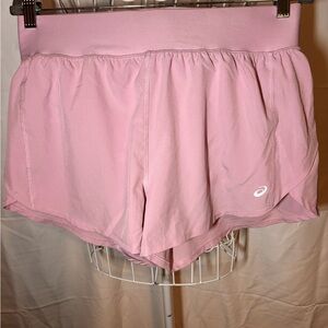 Asics Women's Light Pink Athletic Shorts